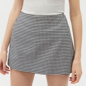 UO gingham skirt